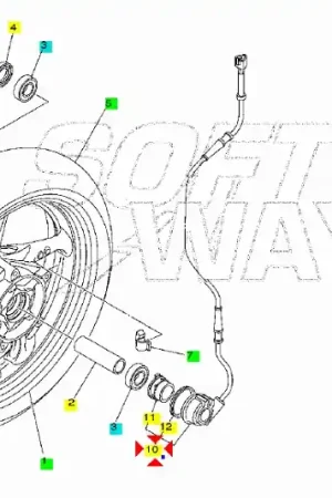 Vendita Finale SENSORE VELOCITA RINVIO CONTAKM COMPLETO ORIGINALE YAMAHA T-MAX 530 12/14